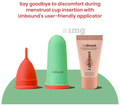 UnBound Reusable Menstrual Cup Applicator with Lubricant Large thumbnail