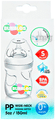 Bubbles PP Wide-Neck BPA Free Feeding Bottle Blue 0+ Months thumbnail