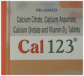 Cal 123 Tablet | Calcium & Vitamin D3 for Bone Strength | Joint Health & Fracture Recovery thumbnail