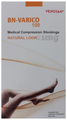 BN-VARICO 100 Medical Compression Stockings Knee Length Beige XL thumbnail
