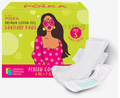 PINQ Polka Premium Cotton Feel Sanitary Pads Period Combo Pack (16XXL+15XL+10 Regular) with 10 Pantyliners Free thumbnail