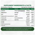 Vlado's Himalayan Organics Plant Based Calcium + Magnesium + Zinc with D3, K2, B12 Vegetarian Tablet thumbnail