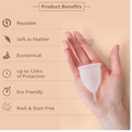 Bbold Menstrual Cups For Women White Medium thumbnail