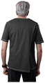 Haxor Men's Round Neck Open Back 3/4 Length Sleeve Adaptive Tshirt Dark Green Large thumbnail