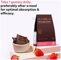 HK Vitals Hair Strength Gummies | Flavour Strawberry thumbnail