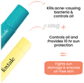 Foxtale Acne Control Cleanser (100 ml) & Mattifying Sunscreen (50 ml) thumbnail