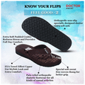Doctor Extra Soft D31 Care Orthopaedic and Diabetic Super Fitting Comfort Doctor Slipper for Men Brown 11 thumbnail