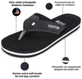 Doctor Extra Soft D24 Orthopaedic | Diabetic | Comfortable | MCR | Flip-Flop for Men Black 7 thumbnail