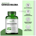 Simply Herbal Ginkgo Biloba with Brahmi Vegetarian Capsule thumbnail