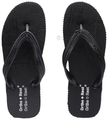 Ortho + Rest Unisex Hawaii Chappal Orthopedic Comfort, Bathroom Rubber Flip-Flops Black 11 thumbnail