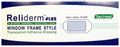 Techeal Reliderm Plus Window Frame Style Transparent Adhesive Dressing 10cm x 25cm thumbnail