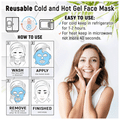 Healthtrek Cooling Gel Face Mask for Puffiness Relaxation Blue thumbnail