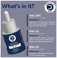 Dermistry 30% AHA 5% PHA 2% BHA Instant Glow Peeling Solution thumbnail