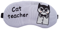Jenna Sleeping Eye Mask for Insomnia, Puffy Eyes and Dark Circles Cat Grey thumbnail
