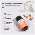 Healthkart Combo Pack of Multivitamin Probiotic Tablet & Fish Oil Capsule (90 Each) thumbnail