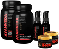 Ayamveda Combo Pack of i Red Vitality Mix Sugar Free with Vanila Flavour(180gm Each) ,i Red Massage Oil (30ml Each) & Shilajit Resin (20gm Each) thumbnail