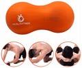 Healthtrek Peanut Shaped Massage Ball Orange thumbnail