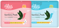 Bliss Combo Pack of Natural Plant Based Sanitary Pads XL & XXL (34 Each) thumbnail