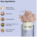 HK Vitals Protein Up Active with Whey & Soy Protein, Ashwagandha, Vitamins & Minerals | For Strength & Energy Chocolate thumbnail
