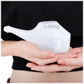 HealthAndYoga Combo Pack Of Travel Neti Pot - Nasal Wash - White + 10 Jala Neti salt White thumbnail