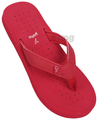 Yoho Lifestyle Ortho Soft comfortable and stylish flip flop Slipper for women ArchFlex Size 7 Red thumbnail