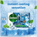 Dettol Icy Cool Bathing Soap Bar with 2X Menthol (150gm Each) thumbnail