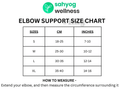 Sahyog Wellness Compression Elbow Support Arm Brace Black Medium thumbnail