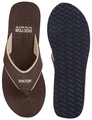 Doctor Extra Soft Orthopaedic Diabetic Pregnancy Comfort Flat Flipflops Slippers For Women 4UK Brown Khaki thumbnail