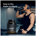Nutrabay Gold Tri-Blend Whey Protein for Muscle Recovery & Immunity | No Added Sugar | Flavour Vanilla Icecream thumbnail