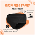 SochGreen Organic Hipster Leak Proof Period Panty Black XS thumbnail