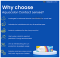 Aquacolor Daily Disposable Colored Contact Lens with UV Protection Dusky Brown thumbnail