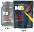 MuscleBlaze Weight Gainer | With Added Digezyme for Muscle Mass | Flavour Kesar Pista Badam thumbnail
