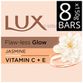 Lux Flaw-Less Glow Jasmine Soap infused with Vitamin C & E (150gm Each) thumbnail