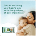 Docura Bubble Bath with Docura Baby Wipes 72wipes free thumbnail