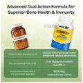 Tata 1mg Vitamin D3+K2 (MK 7 ) Advanced Tablet | for Stronger Bones and Immunity | 600 IU Vitamin D3 + 55 mcg K2 thumbnail