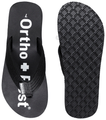 Ortho + Rest Extra Soft Men Slipper Orthopedic For Home Daily Use Slippers Black 9 thumbnail