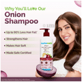 Mamaearth Onion Shampoo for Hair Fall & Hair Care | SLS & Paraben-Free | For All Hair Types thumbnail