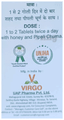 Virgo Vasant Kusumakar Rasa Tablet Contain Suvarna & Mukta thumbnail
