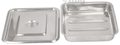Mowell Medical Instrument Stainless Steel Tray with Cover-Size 10inch x 6inch thumbnail