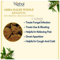 Triphal Wild Turmeric Amba Haldi Whole thumbnail