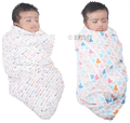 Polka Tots Muslin Cotton Swaddles Mini Hearts & Cupid White thumbnail