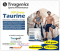 Trexgenics Sports Performance USP Grade Taurine Powder Unflavoured thumbnail