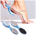 Vega PD 02 4 in 1 Foot Pedicure Brush, Pumice Stone, Scrubber & File for Soft Care thumbnail