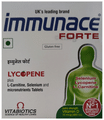 Immunace Forte Tablet with Lycopene+L-Carnitine, Vitamin D (400 IU) | For Immunity Tablet Gluten Free thumbnail