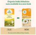 Organic India Tea for Immunity, Antioxidant Support & Stress Relief | Flavour Simply Chamomile Green Tea thumbnail