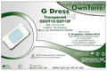 Surgiwear GDOT10 / GDT10F OwnTone G Dress Transparent (Without Pad) 8.5 X 6.5 cm thumbnail