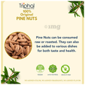 Triphal Premium Quality Pine Nuts Chilgoza | For Heart, Brain, Blood Sugar & Weight Management thumbnail