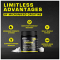 Denzour Nutrition Micronised Creatine Powder Unflavored thumbnail
