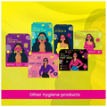 PINQ Polka Premium Cotton Feel Sanitary Pads (10 Each) XL thumbnail