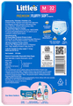 Little's Premium Baby Diaper Pants | Fluffy Soft Pants | Anti Rash - 12Hrs | No Nasties | Medium thumbnail